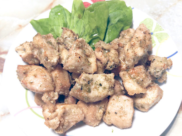 お酒のおつまみにも！鶏むねの海苔しおザンギ