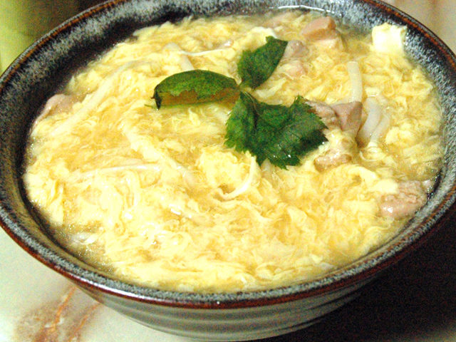 丸●製麺風★親子あんかけうどん