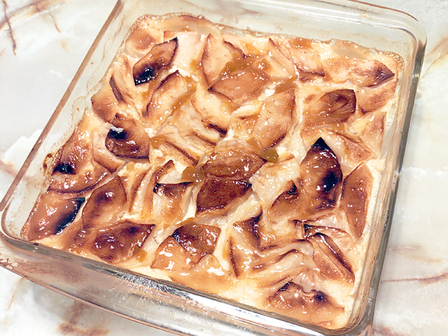 ファーブルトン風？りんごたっぷりのプリン