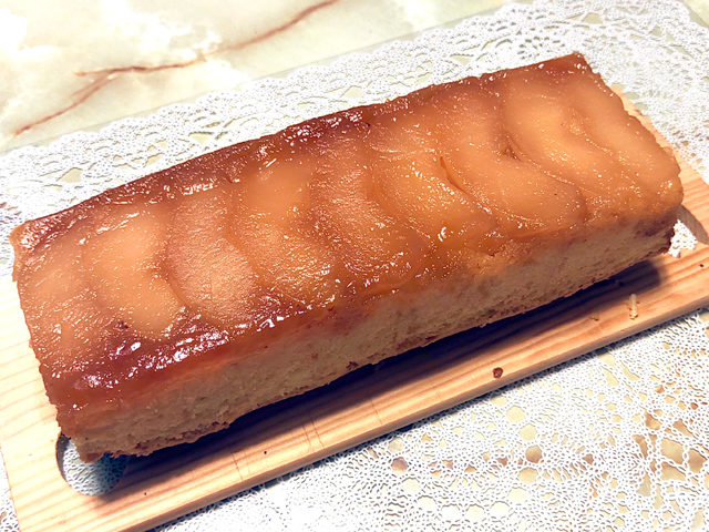 2台同時に！タルトタタン風のパウンドケーキ