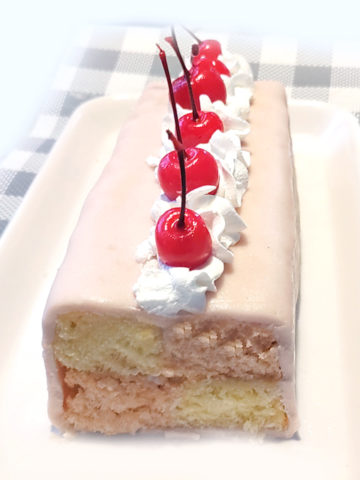 ベイクオフアレンジ！ピンクのバッテンバーグケーキ