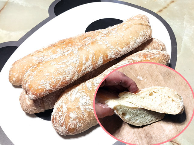 ベイクオフ参照！ポールさんのチャバタ