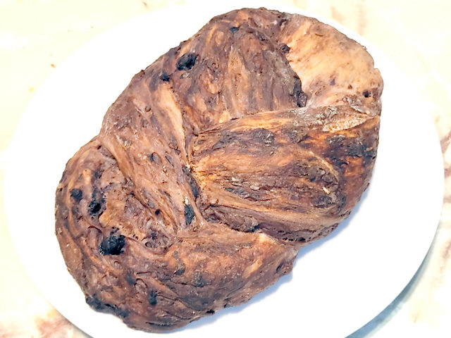 ベイクオフアレンジ！ブルーベリーとチョコのパン