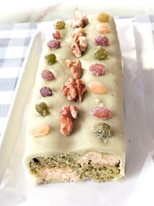 ベイクオフアレンジ！抹茶のバッテンバーグケーキ