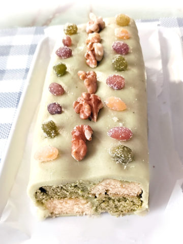 ベイクオフアレンジ！抹茶のバッテンバーグケーキ