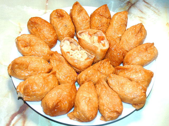 ひな祭りにも！酸っぱくない！筍ご飯詰めいなり寿司