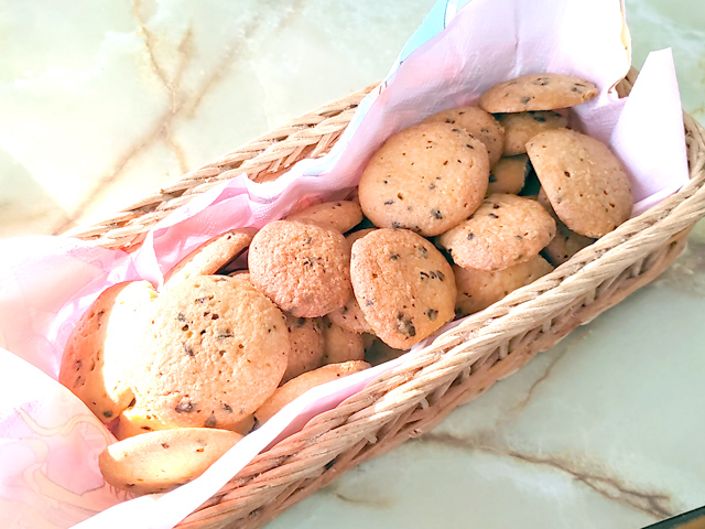 コーヒーとリキュールで！サックサクのミニクッキー