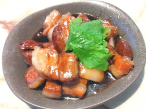 圧力鍋でとろとろ？豚バラのシンプル角煮