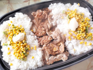 ホットプレートで！豚こまのペッパーランチ風