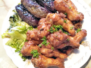 アメリカ風？手羽元のバーベキュー風チキン