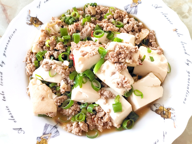 ちょっと和風の…めんつゆで作る麻婆豆腐