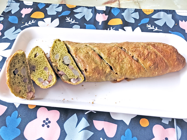 ベイクオフアレンジ！抹茶のスイートバゲット♪