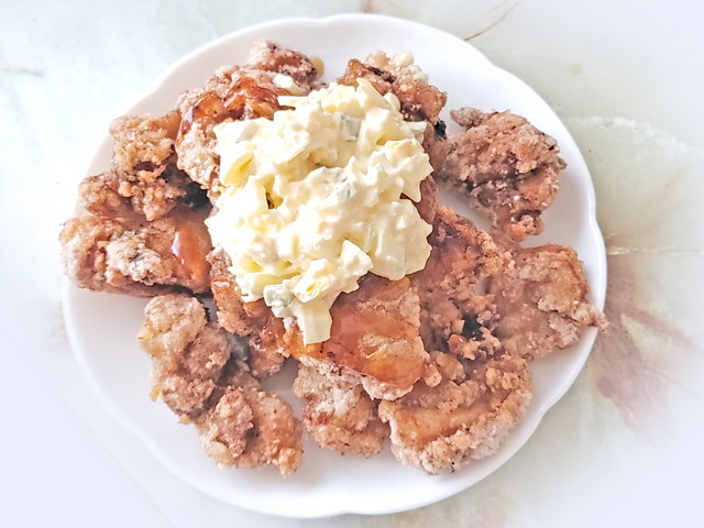 アレンジ！鶏モモのザンギタルタル南蛮♪