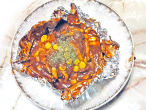 ドミグラスソースで！オーブンで作る煮込みハンバーグ