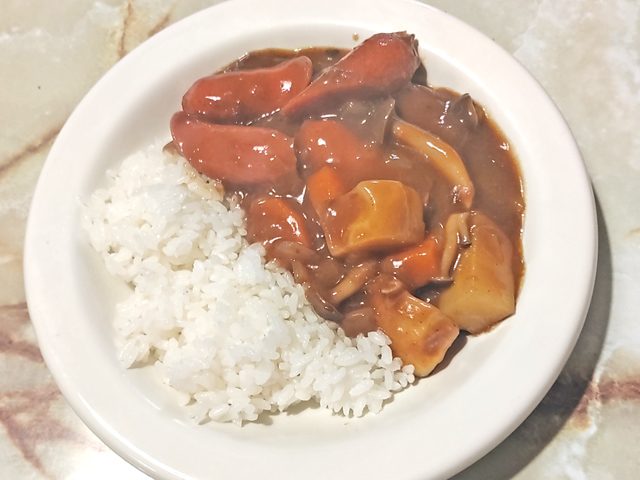 ソーセージゴロゴロ！子供喜ぶ我が家のカレー♪