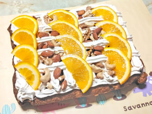 とってもフルーティ！ゴールデンキャロットケーキ♪