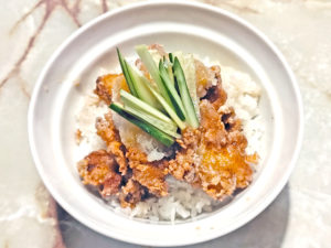 大根おろしでさっぱりと！おろしザンギ丼♪