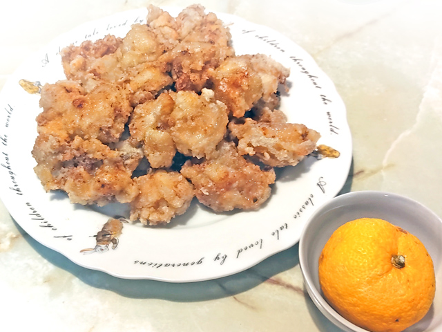 柚子の果汁と皮入り！さっぱり系のザンギ♪