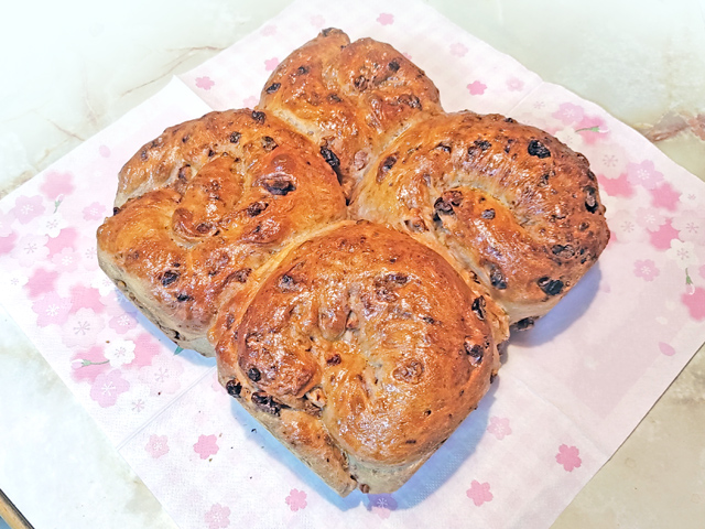 スタンドミキサーで！ブルーチーズとクルミのパン♪