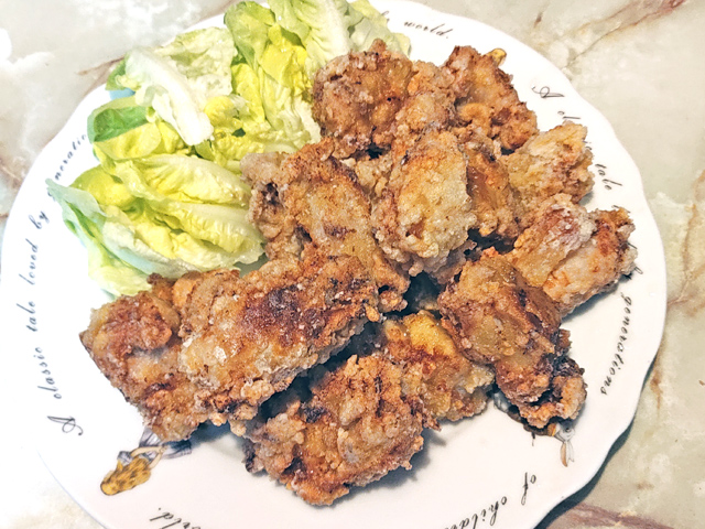 タンドリーチキン風?鶏モモの洋風ザンギ♪