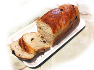 パウンドケーキ型で！シナモンレーズンミルクパン♪