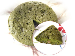 オールパンゼロで！抹茶のフライパンケーキ♪