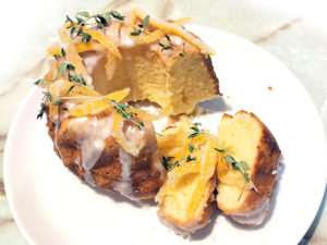 フルーティなクグロフケーキ★レモン＆タイムバント♪